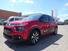 Citroën Poděbrady :: Citroën C3 Shine 1.2 Pure Tech 110k man. červená Elixir
