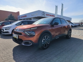 Citroën Poděbrady :: Citroën Ë C4 Shine Pack 136k Automat 50kWh oranžová 09/2022 23300km